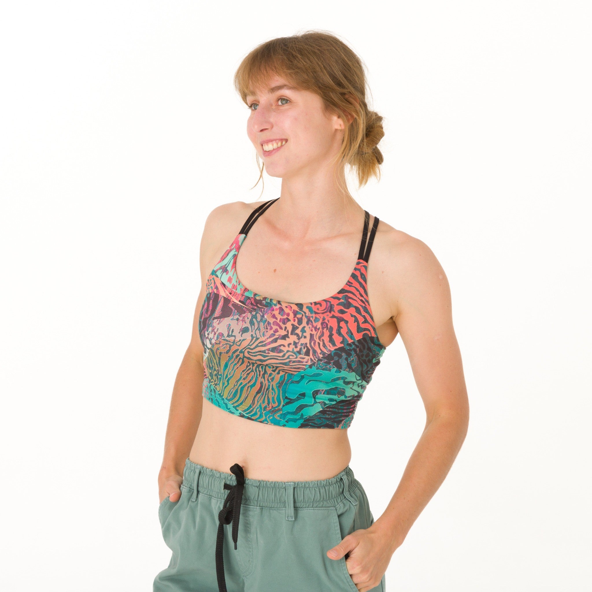 Light Cross Flow Top - leichtes Klettertop und Yogatop für Damen