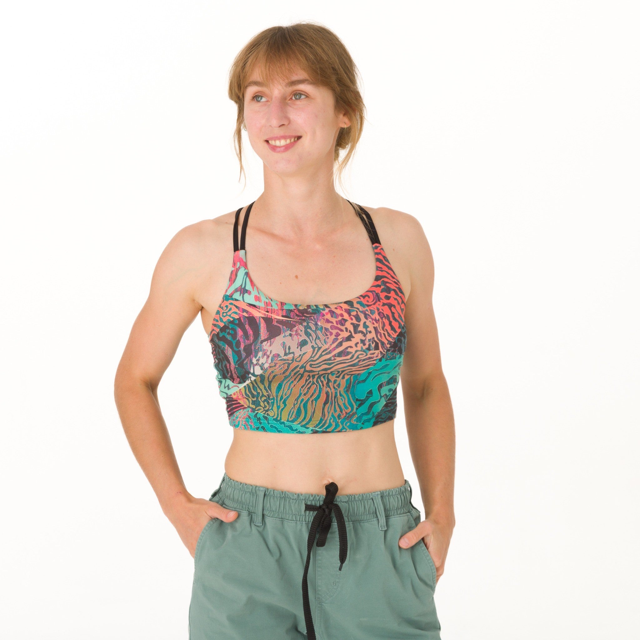 Light Cross Flow Top - leichtes Klettertop und Yogatop für Damen