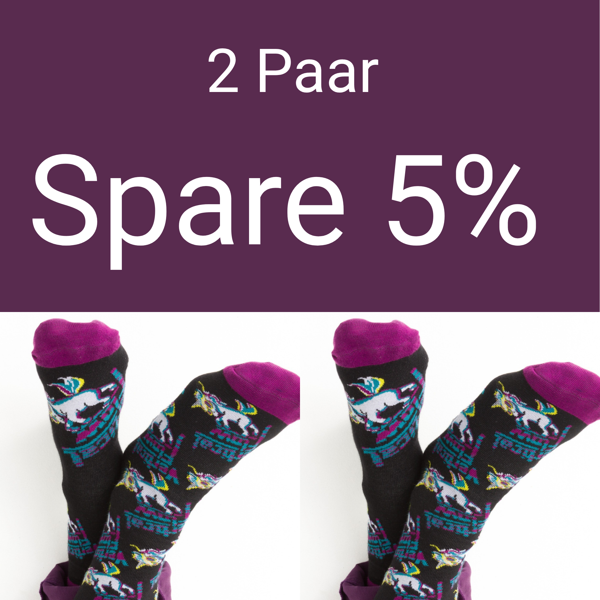 Einhorn Power Socken – ultraweiche Baumwollsocken
