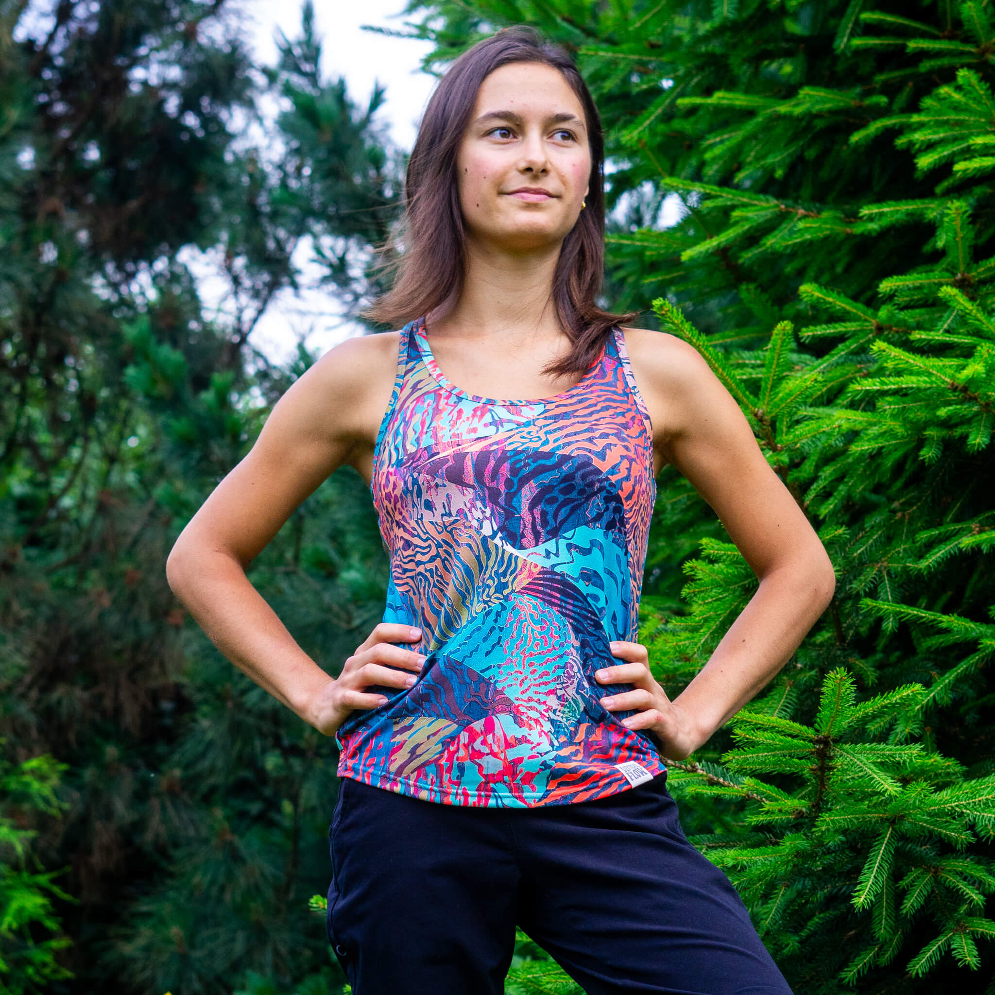 T-Flow Top - leichtes Klettertop und Yogatop für Damen
