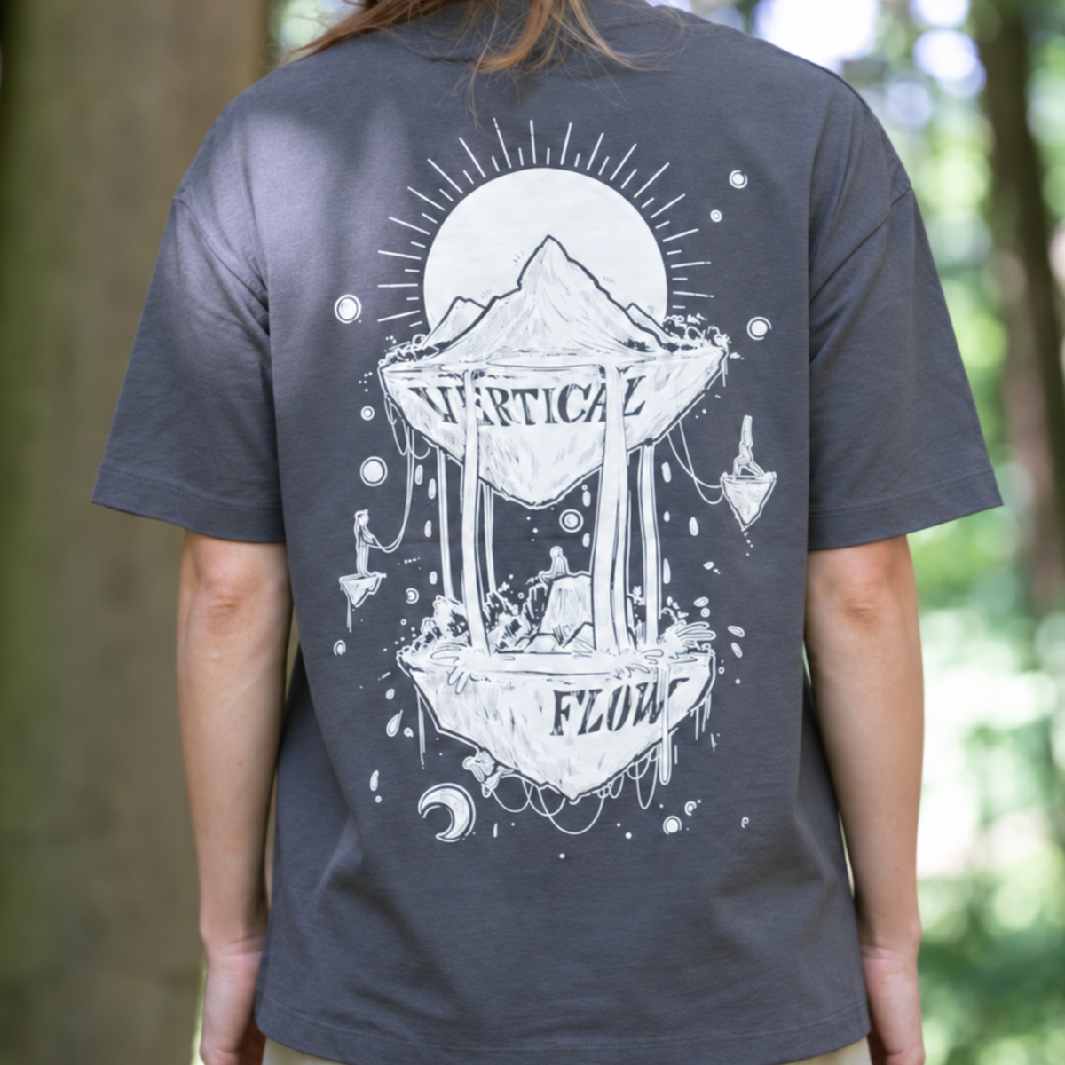Felsen Flow – Kletter- & Boulder-T-Shirt für Damen