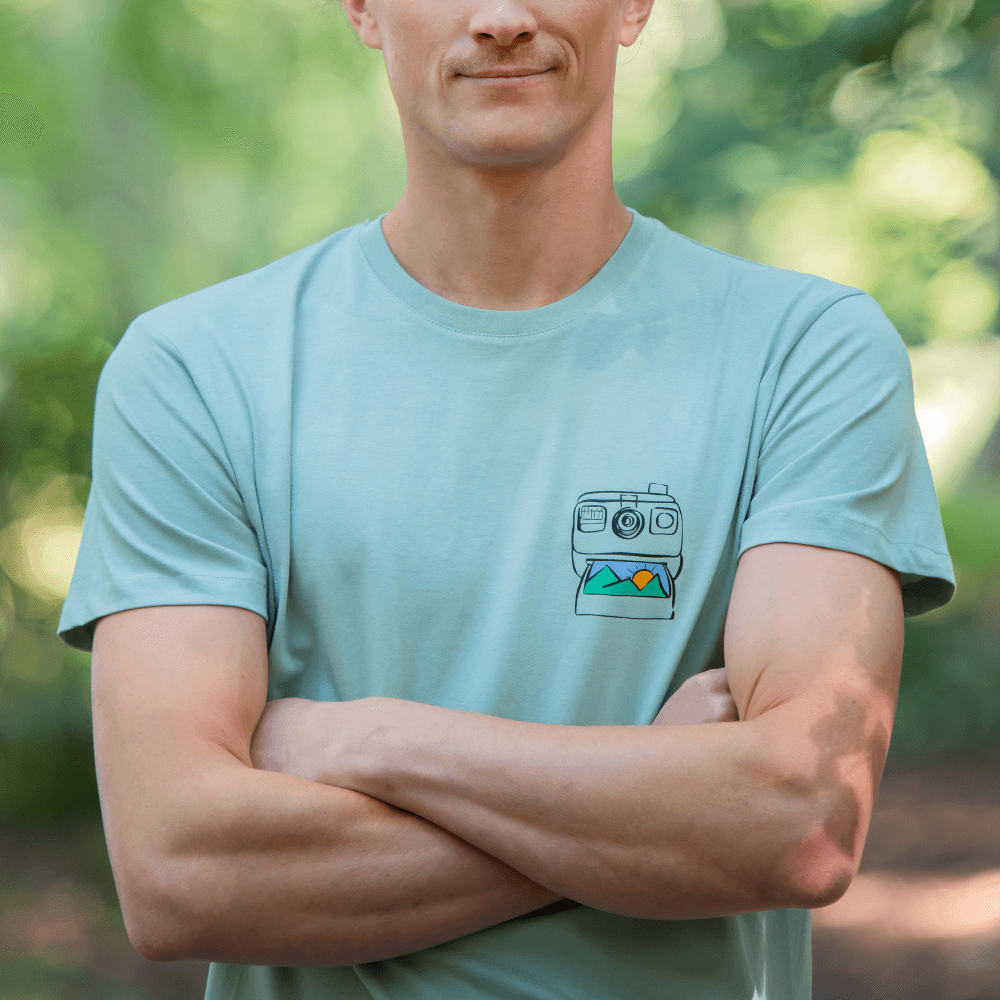 Foto Flow Klettershirt aus Bio-Baumwolle für Herren