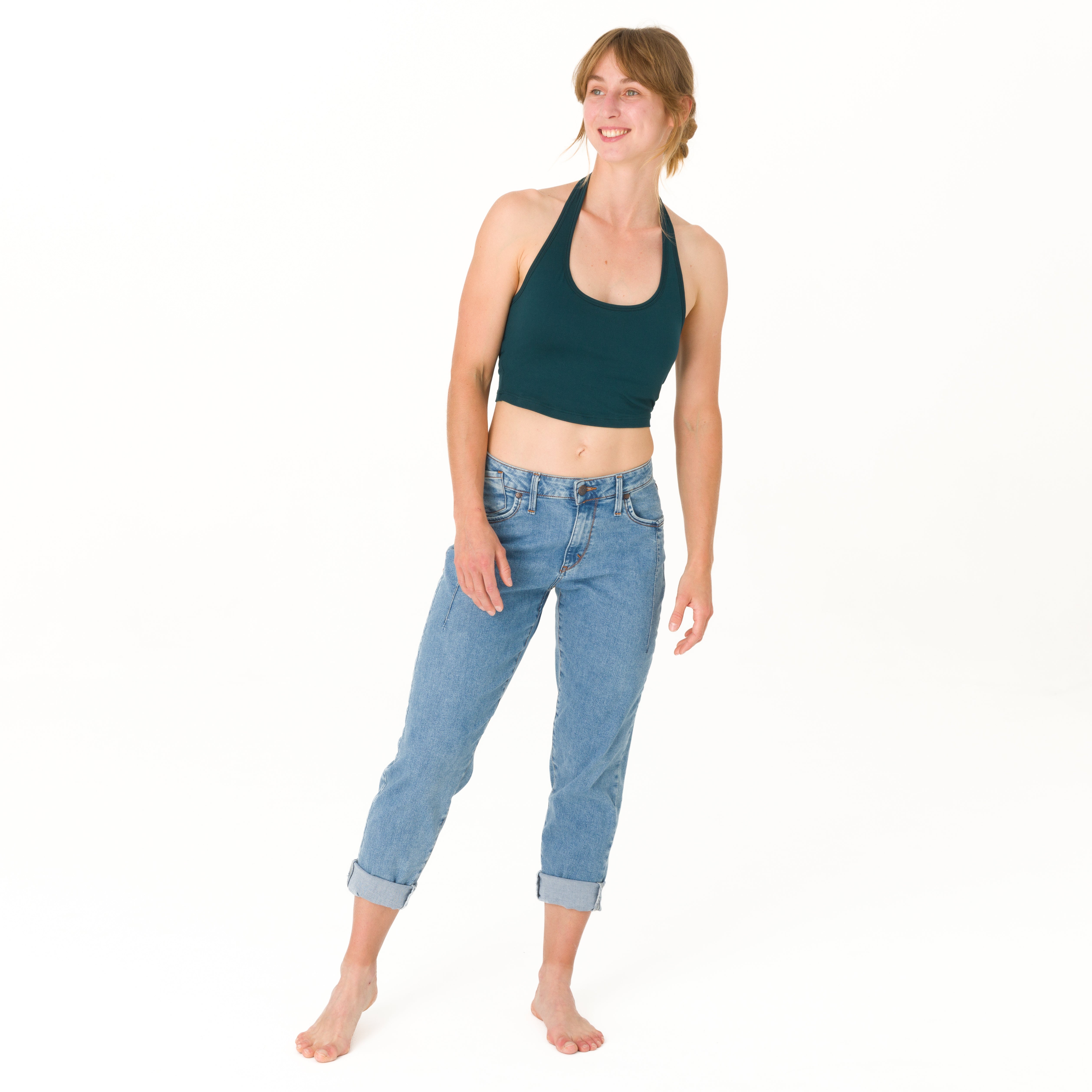 Light Neck Flow Top -  leichtes Klettertop und Yogatop für Damen