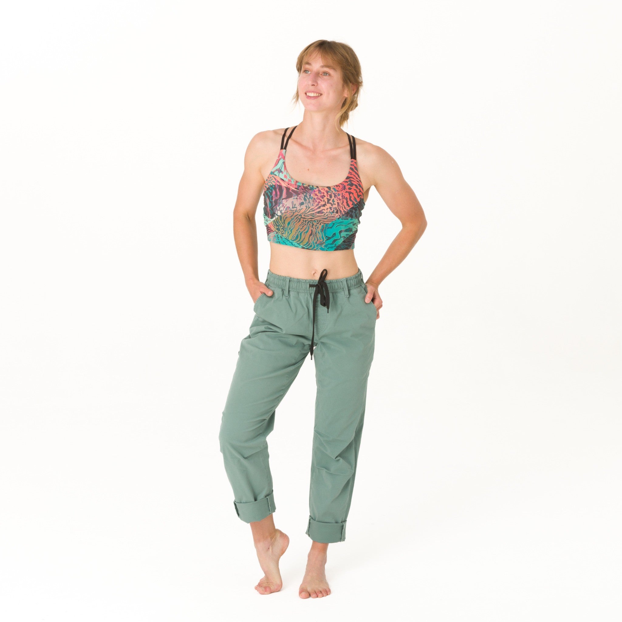 Light Cross Flow Top -  leichtes Klettertop und Yogatop für Damen