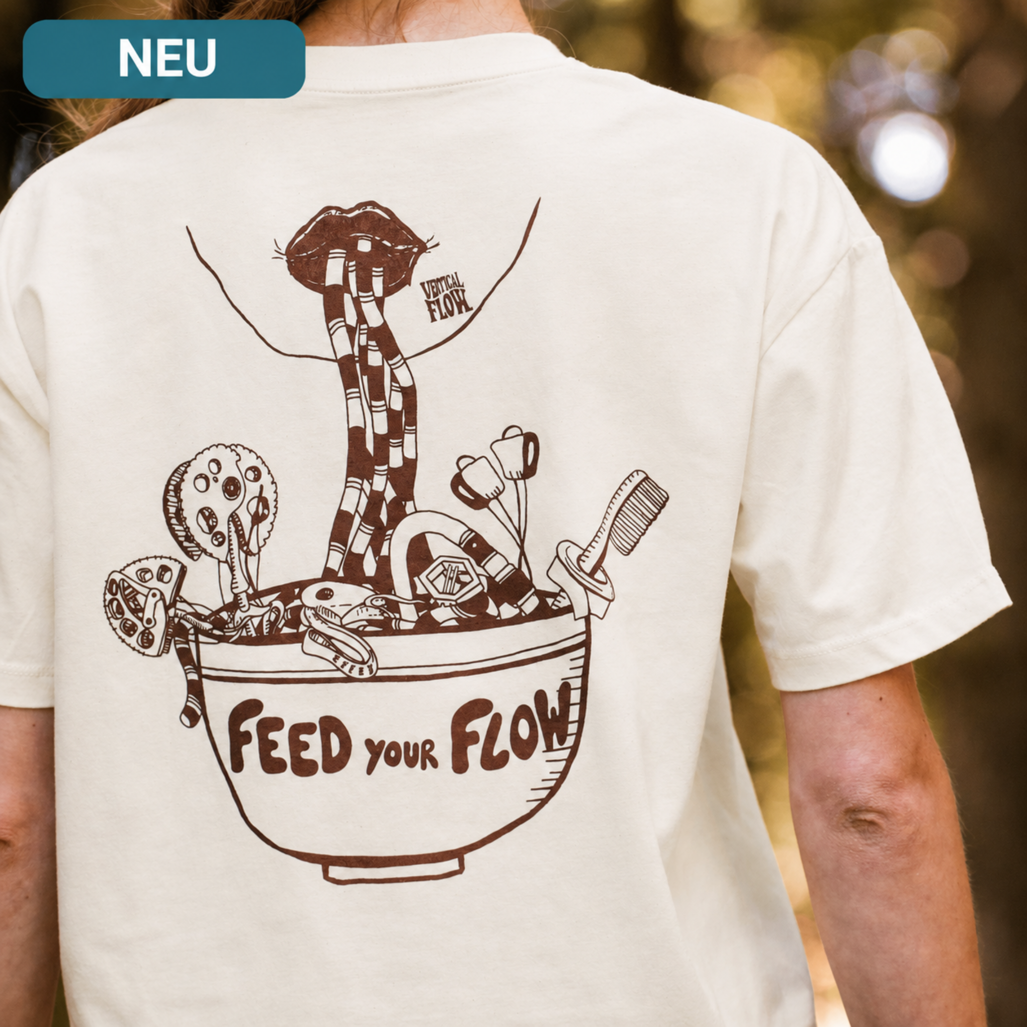 Feed your Flow Klettershirt aus Bio-Baumwolle für Damen