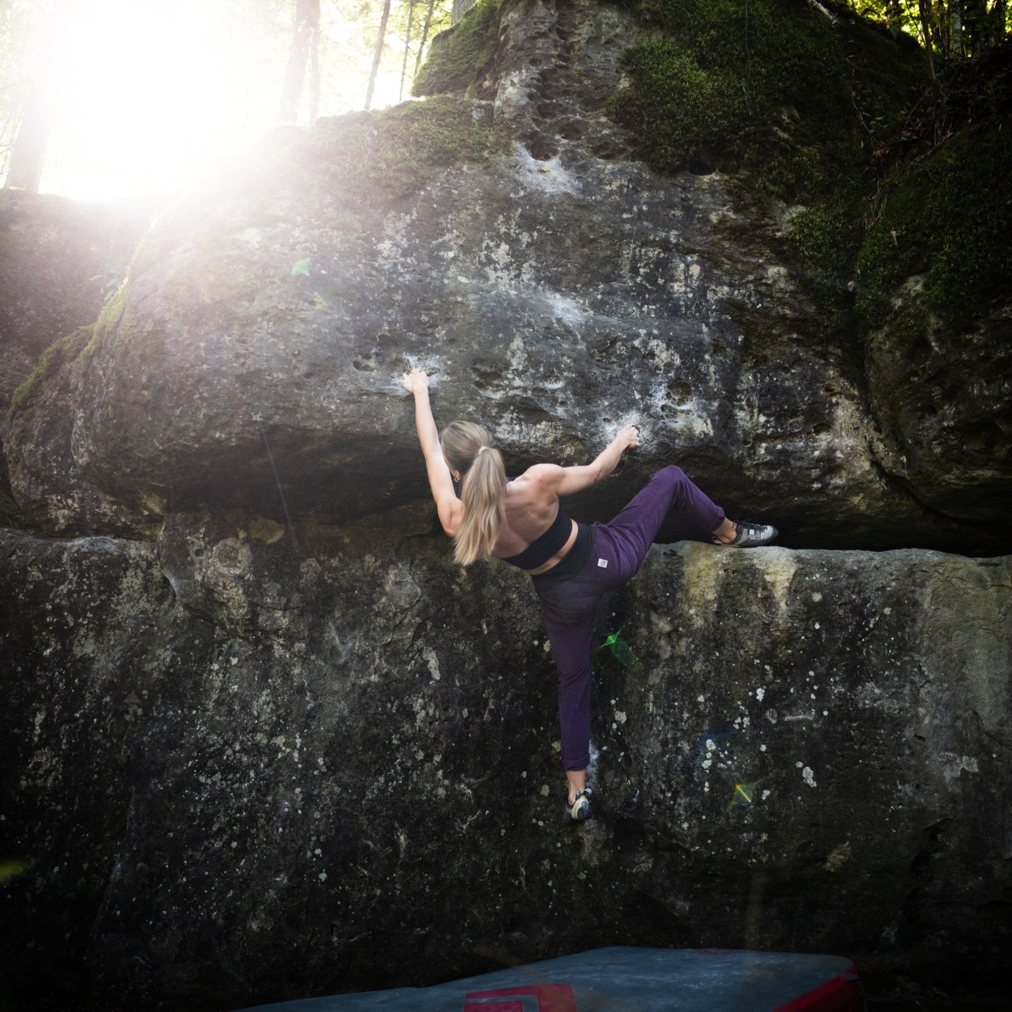 Light Neck Flow Top -  leichtes Klettertop und Yogatop für Damen
