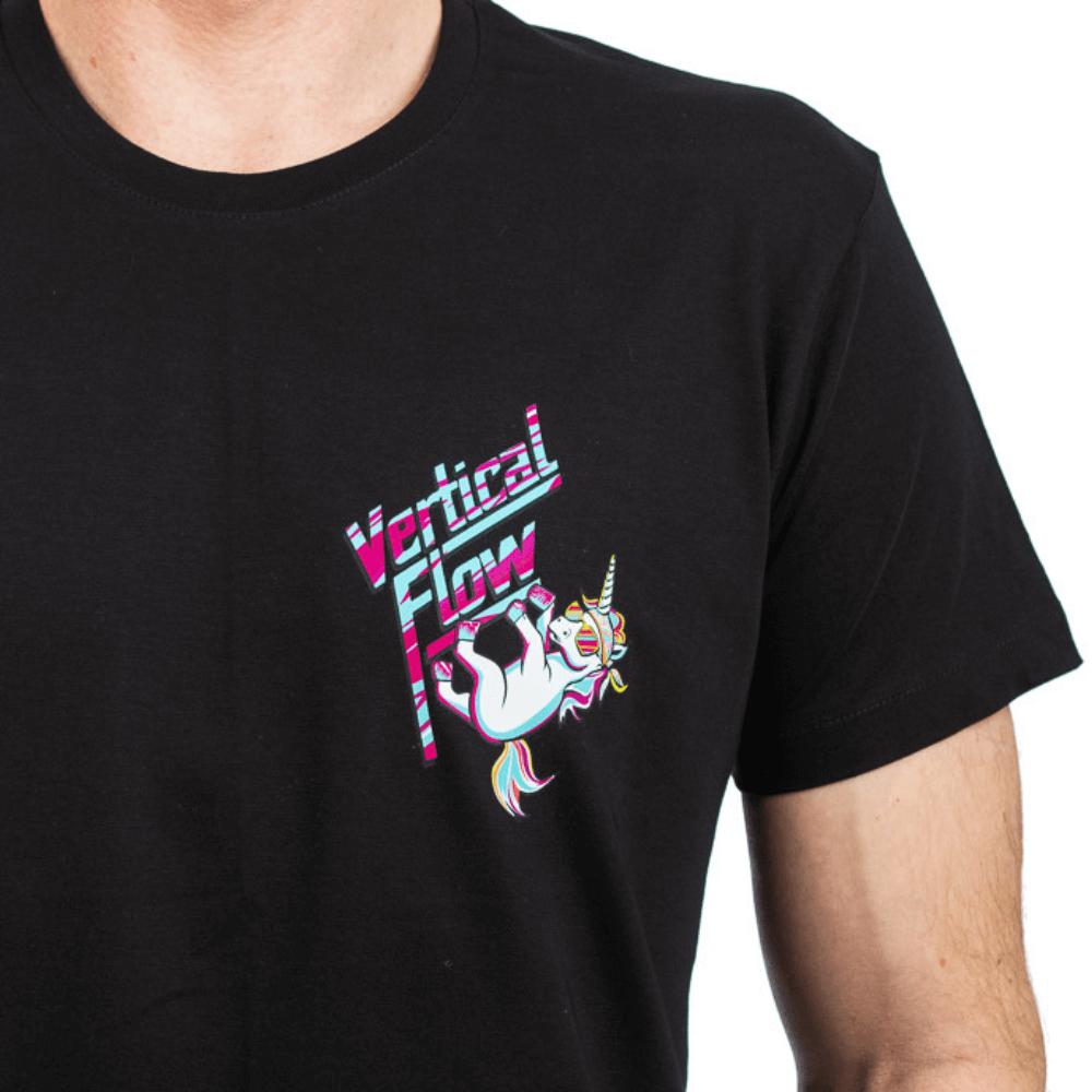 Einhorn Power Klettershirt aus Bio-Baumwolle für Herren